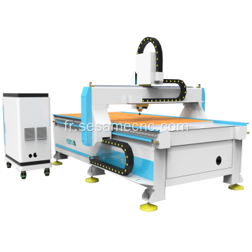 Dispositif de gravure de table CNC sous vide pour porte composite